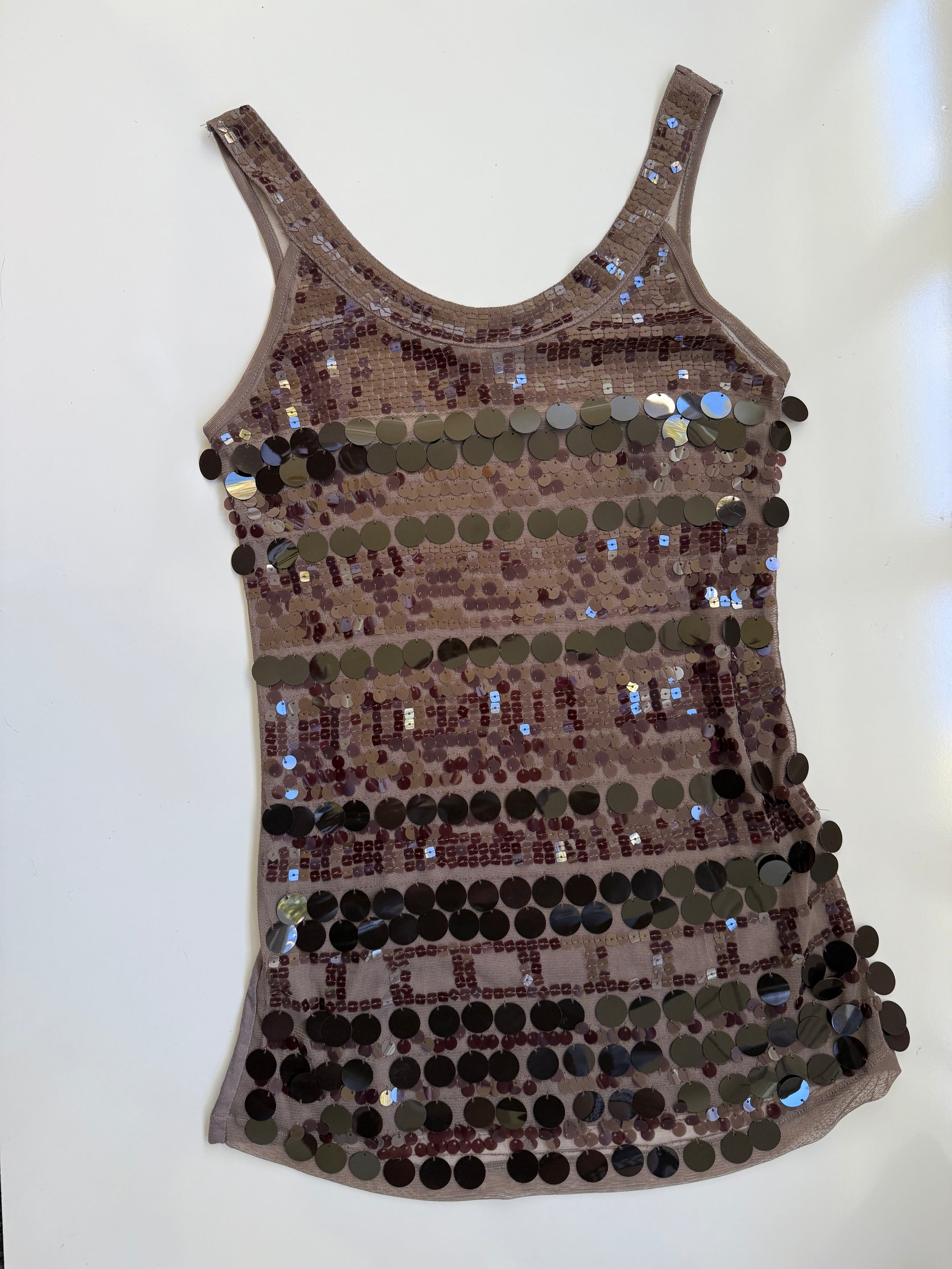 00's Mango sequin tank • Size S