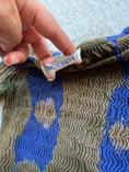 Load image into Gallery viewer, 00's Khaki/Blue textured pattern long sleeve• Size S
