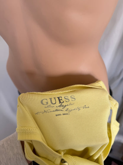 00's Guess ribbed diamante tank • Size S