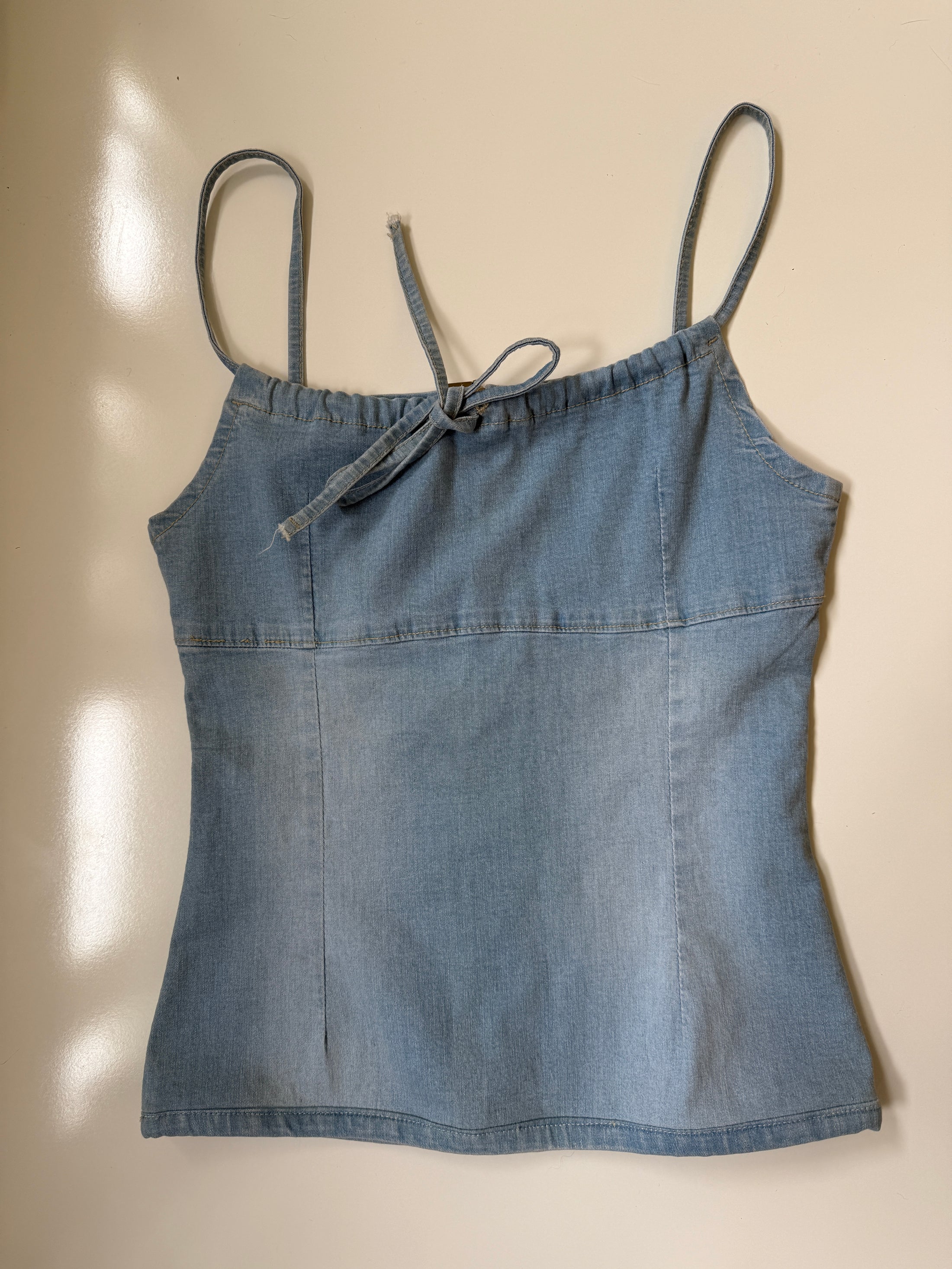 00's Denim adjustable cami • Size S