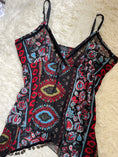 Load image into Gallery viewer, 00's Kiabi mesh asymmetric cami w coin detail
