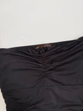 Load image into Gallery viewer, 00's asym tube top w ruffle detail • Size L
