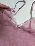 Load image into Gallery viewer, 00's Bershka pink mesh cami • Size XS/S
