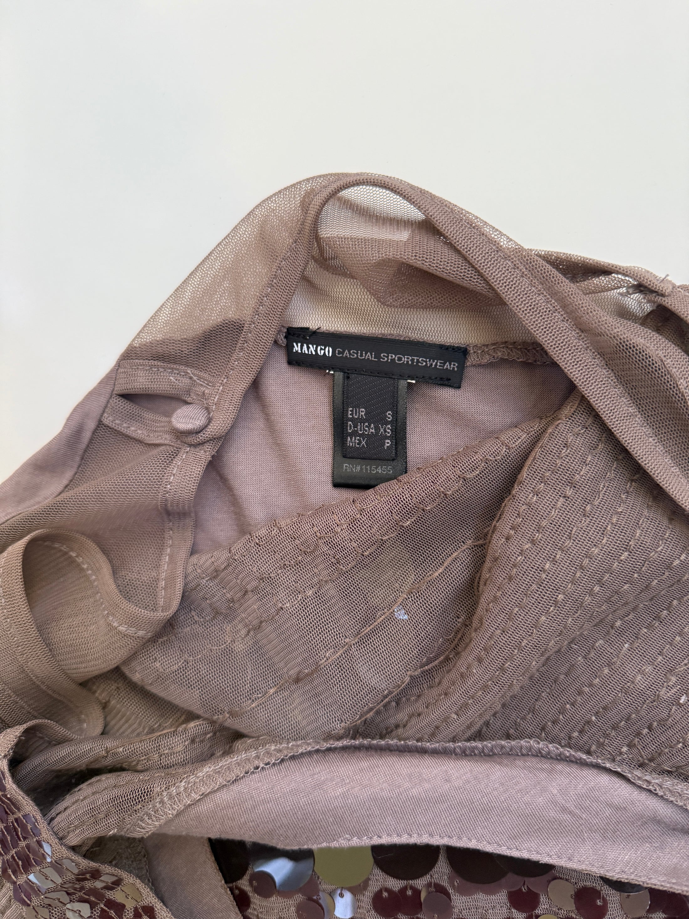 00's Mango sequin tank • Size S