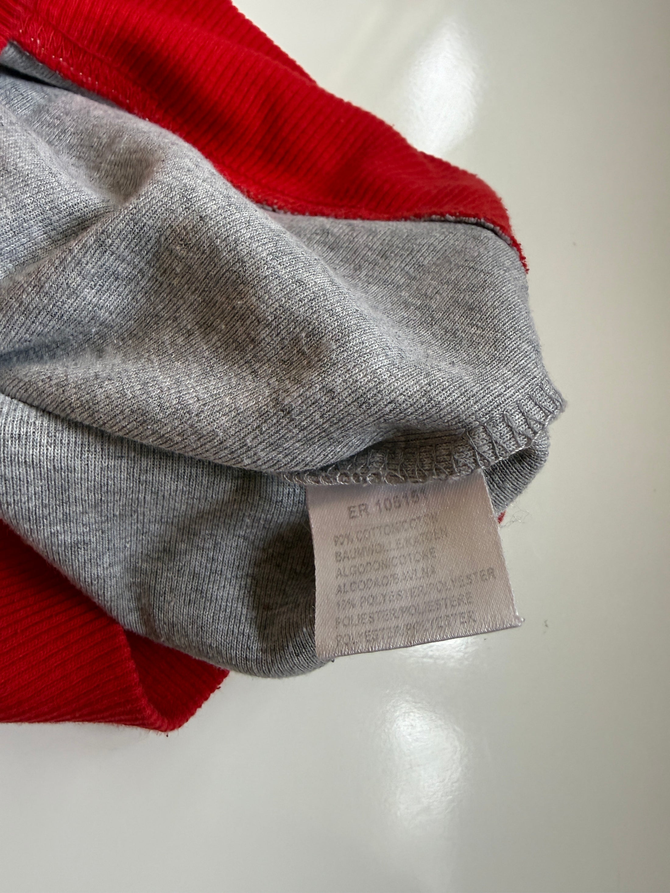 00's Cotton number print one shoulder sweat • Size S