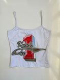 Load image into Gallery viewer, 00's Khamsin racer print cami • Size S/M
