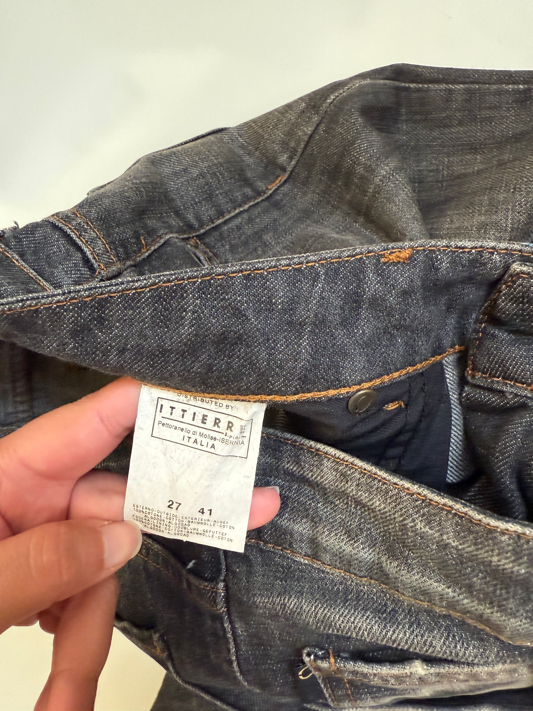 00's Cavalli diamante low-rise flared jeans • Size 10