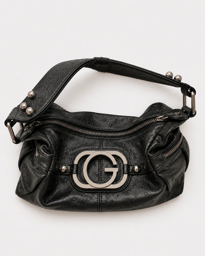 00’s Guess Faux ostrich shoulder bag