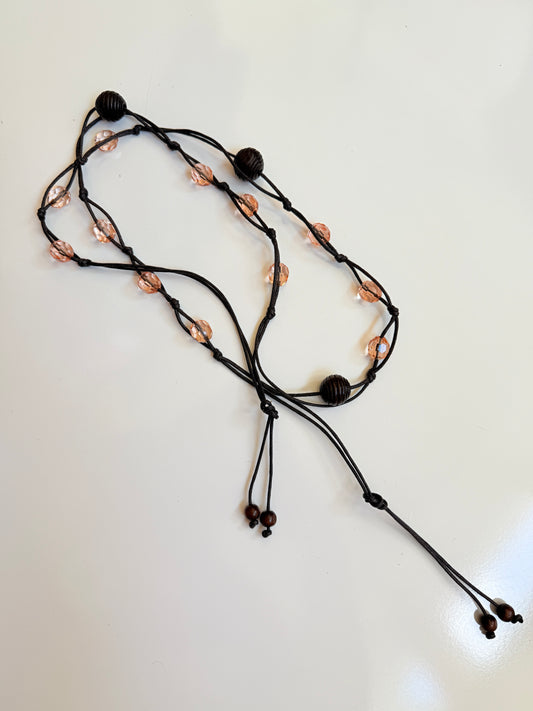 00’s Boho gem belt • Size XS