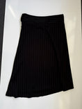 Load image into Gallery viewer, 00's Pinstripe low-rise buckle maxi • Size 10
