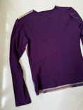 Load image into Gallery viewer, 00's Morgan heavy graphic print mesh long sleeve• Size S
