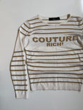 Load image into Gallery viewer, Italian 00's Couture Rich striped knit • Size XS
