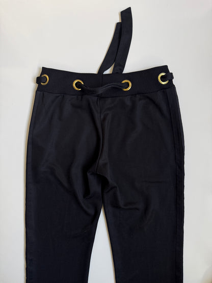 00's Adidas respect me low-rise flared trackpants with eyelets • Size XS/S