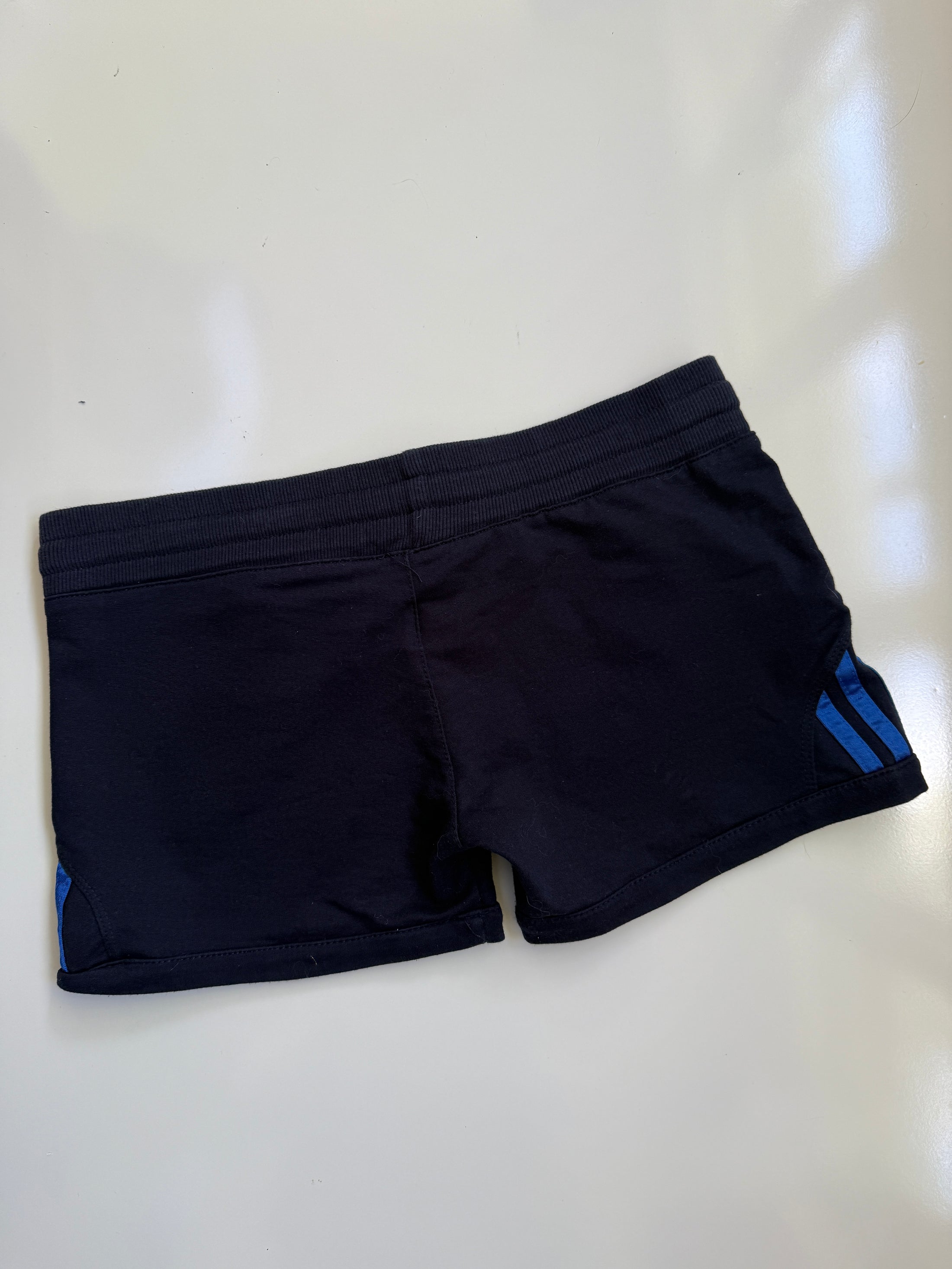 00's Adidas cotton micro shorts w zippers • Size S