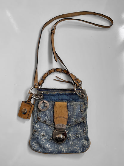 00's Guess denim crossbody