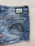 Load image into Gallery viewer, 00's Raw hem Mavi denim shorts • Size 10
