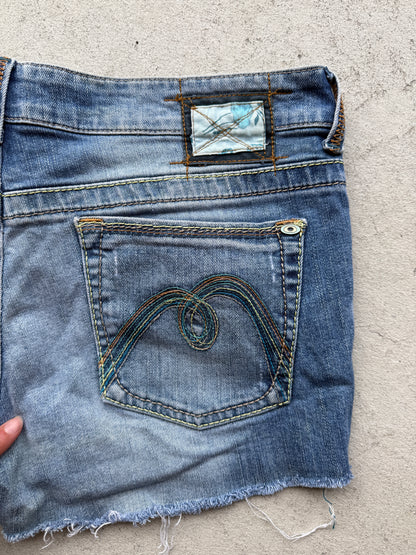 00's Raw hem Mavi denim shorts • Size 10