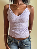 Load image into Gallery viewer, 00's Lilac lace cami • Size M
