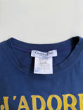 Load image into Gallery viewer, SS02 Christian Dior "J'adore Dior" tank Navy/Yellow• Size 8/10
