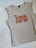 Load image into Gallery viewer, 00's 'Senorita Calienta' cotton tank w grommets • Size L
