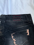 Load image into Gallery viewer, 00's Replay embroidered denim mini skirt • Size 8

