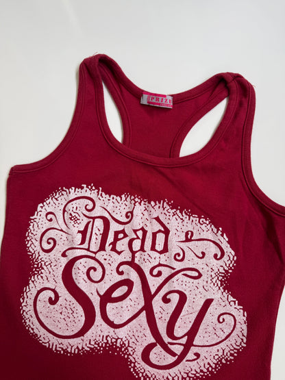00's 'Dead Sexy' tank top • Size S