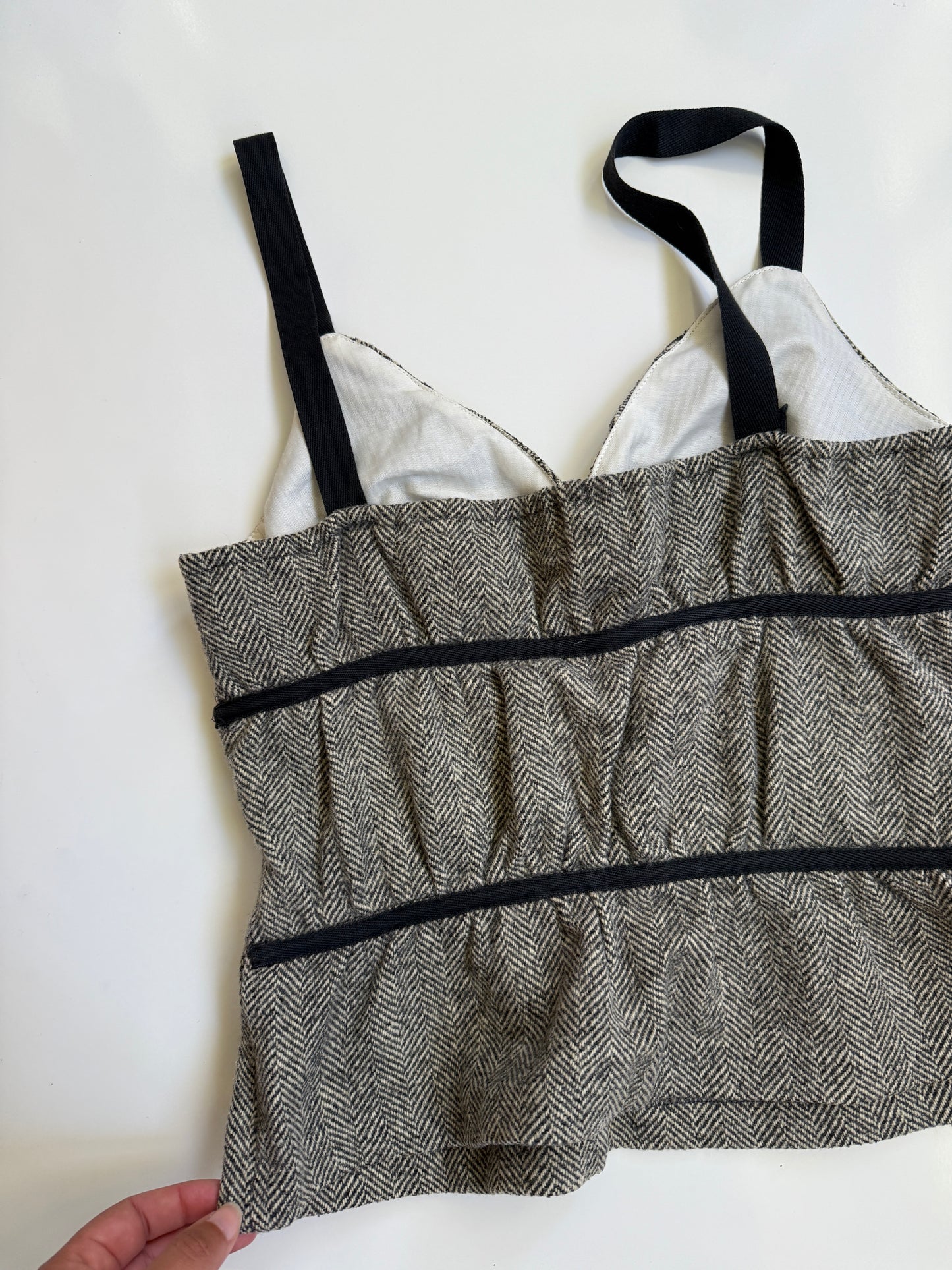 French Tsunoda Paris 00's wool tiered cami • Size S