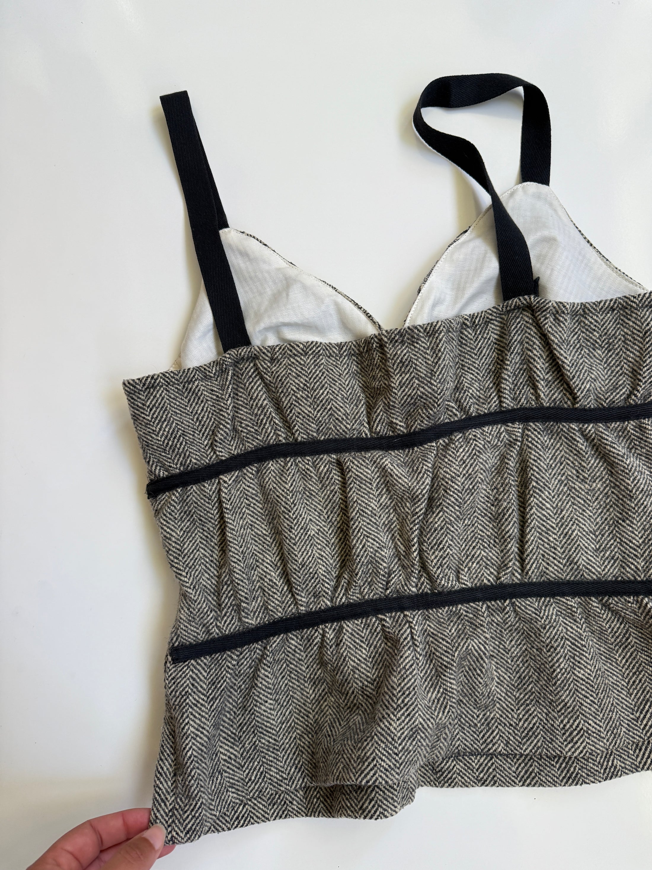 French Tsunoda Paris 00's wool tiered cami • Size S