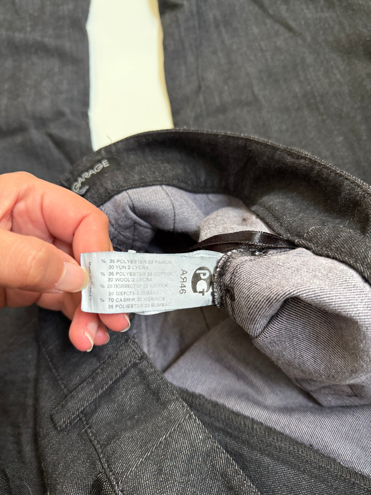 00's Polo Garage wool blend Utility pants • Size 8