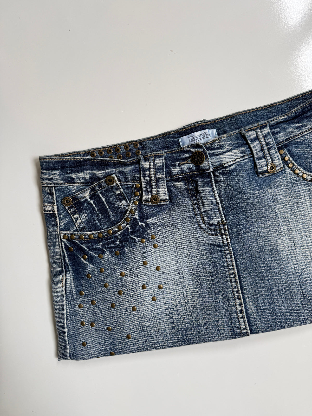 00's Pimkie denim studded micro mini • Size 10