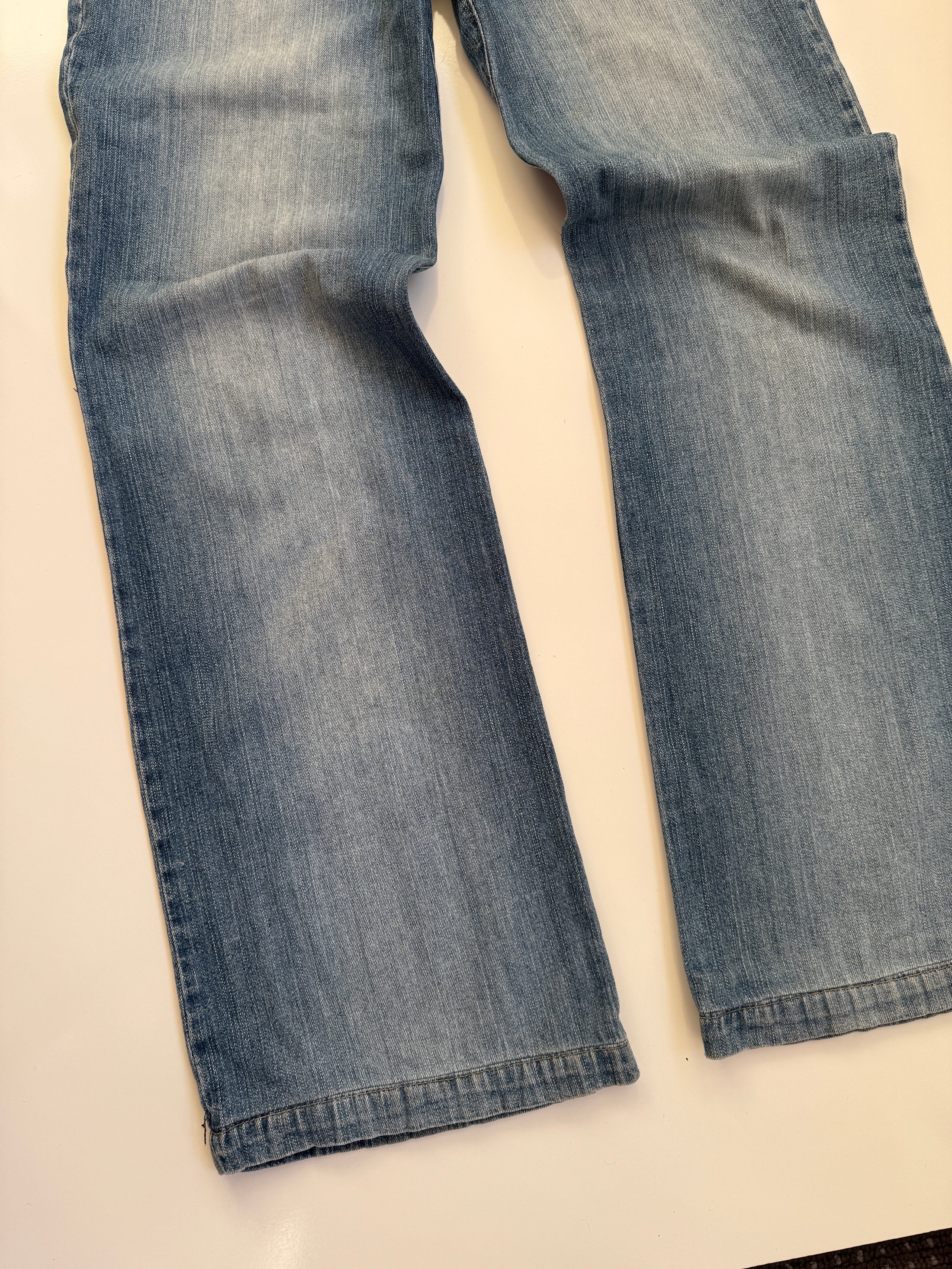 00's Polo Garage baggy jeans w grommet detail *Petite • Size 6