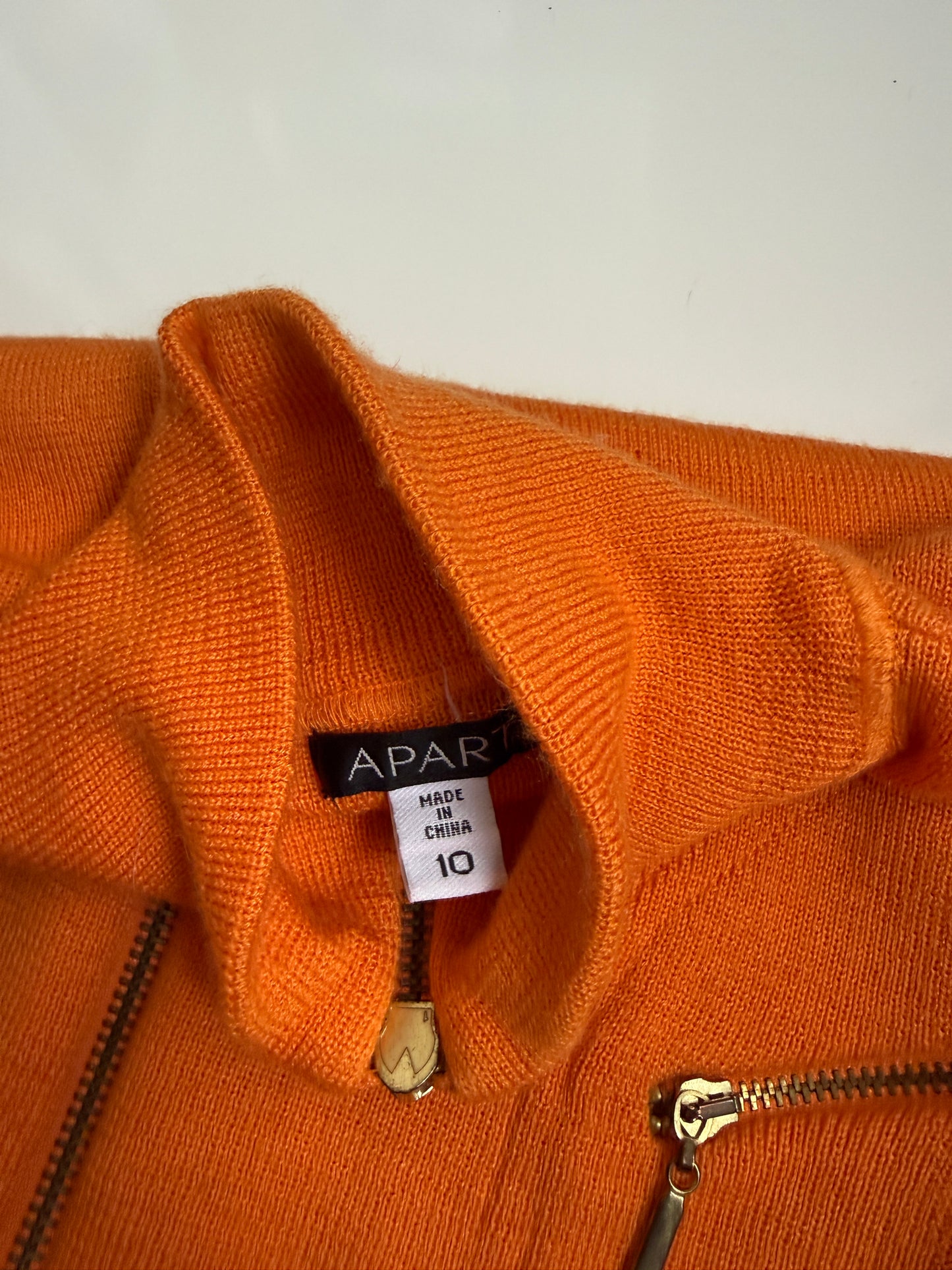 00's Wool blend zipper cardigan • Size S/M