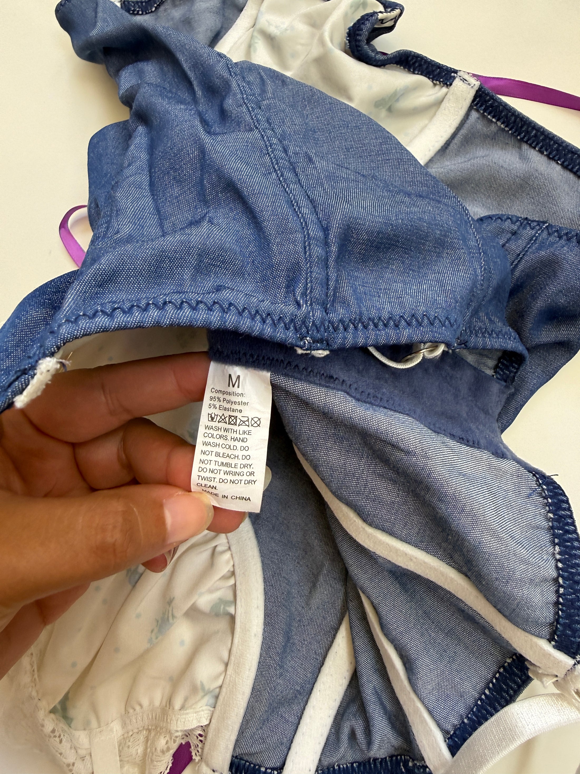 Ribbon lace up corset top • Size 10