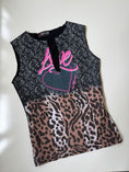Load image into Gallery viewer, 00's Morgan graphic print thick mesh tank • Size S
