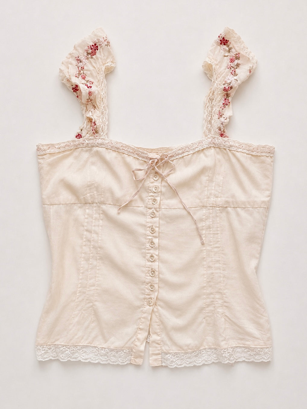 00's Coquette cotton top • Size S