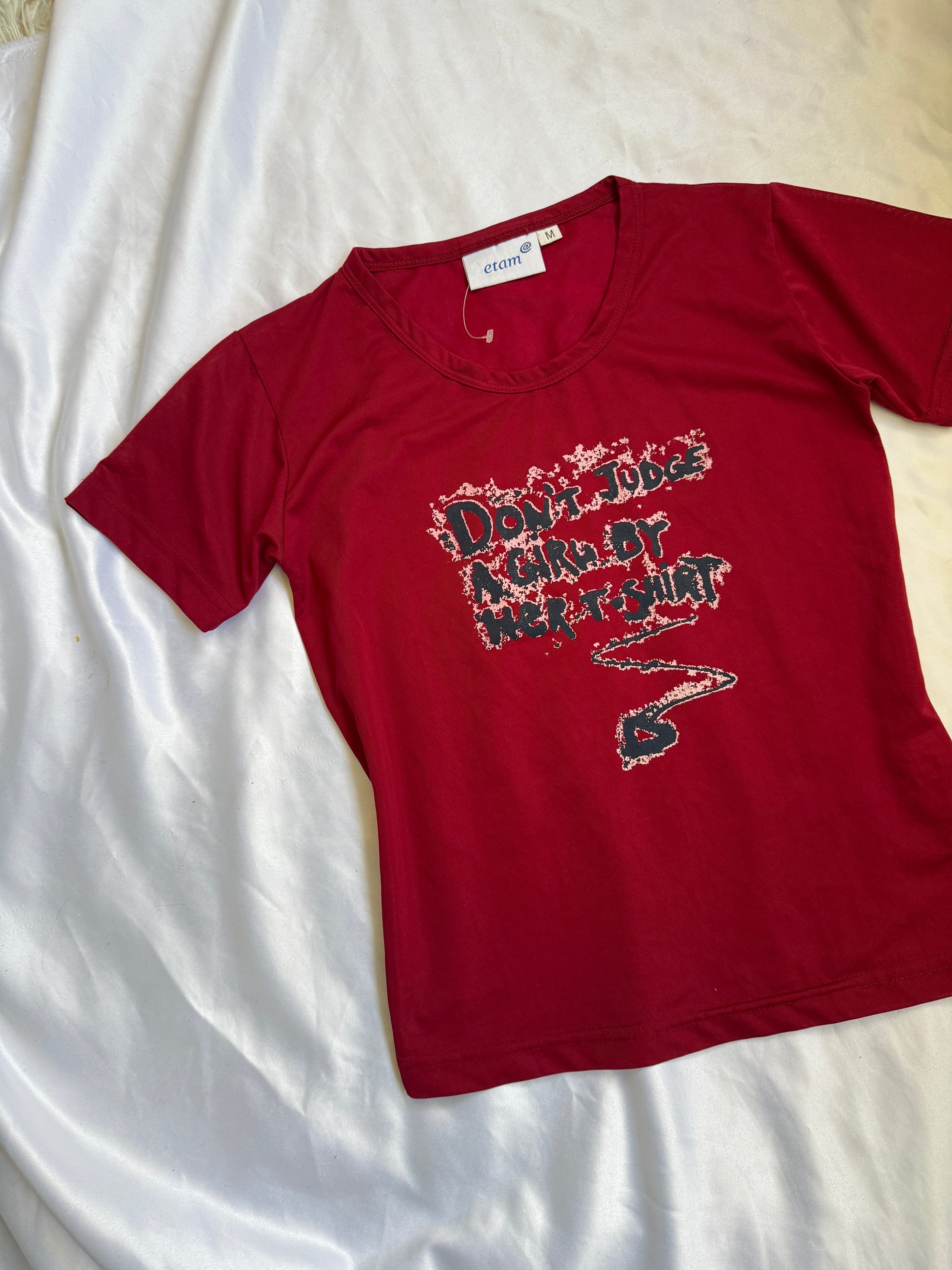 00's Sheer Etam baby tee • Size M