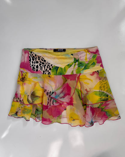 00's Morgan sheer pattern mini • Size 8/10