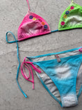 Load image into Gallery viewer, 00’s AY multi-c bikini w flower embroidery • Size S
