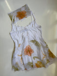 Load image into Gallery viewer, 00's Sheer tiered embellished top w matching bandana • Size S

