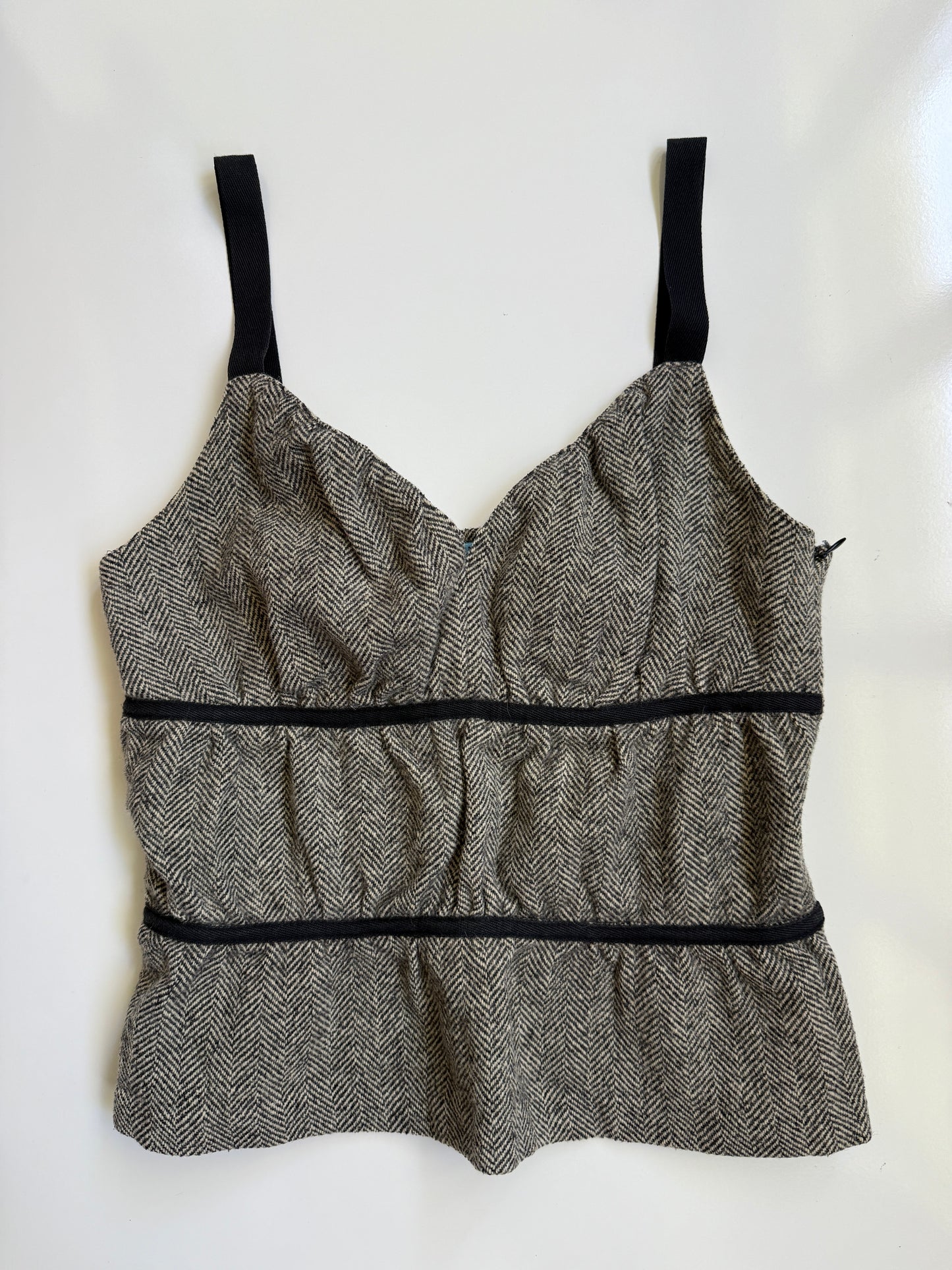 French Tsunoda Paris 00's wool tiered cami • Size S