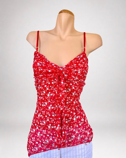 00's Floral sheer cami • Size S/M
