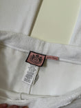 Load image into Gallery viewer, 00's Juicy Couture terrycloth white tracksuit w crochet detail • Size XS-S
