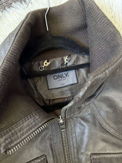 00's Only genuine leather jacket • Size 12