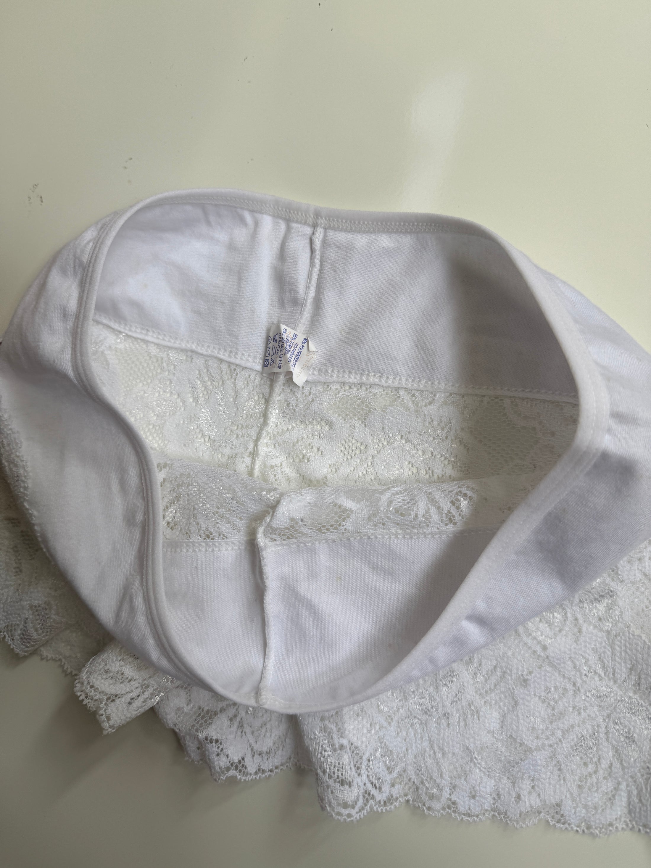 00's lace boy shorts • Size XS/S