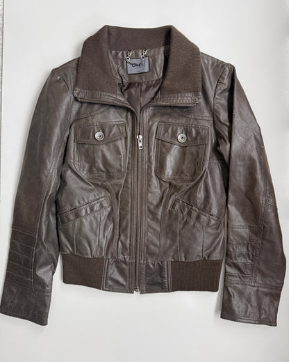 00's Only genuine leather jacket • Size 12