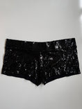 Load image into Gallery viewer, 00's Sequin low-rise micro shorts • Size 12

