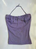 Load image into Gallery viewer, 00's Lilac cotton ruched bust cami • Size S
