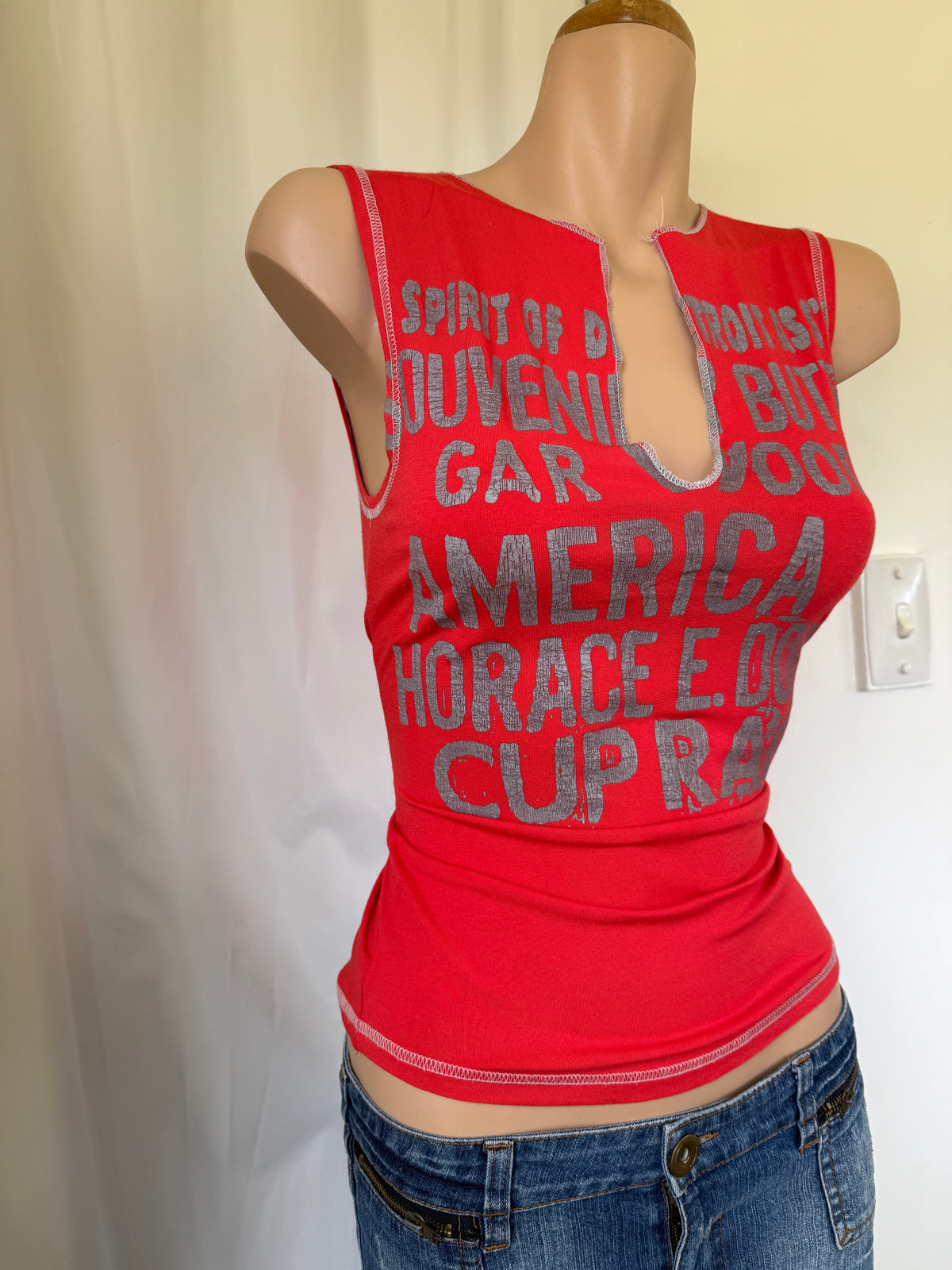 00's Graphic print tank • Size S
