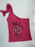 Load image into Gallery viewer, 00's Benetton cotton print 2-Way halter • Size L
