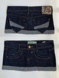 Load image into Gallery viewer, 00's Bershka denim micro mini • Size 4-6
